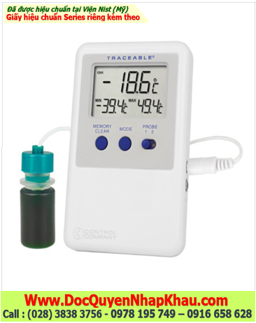 Nhiệt kế Vaccine Monitoring –50 đến 70°C, 4737 Ultra™ Traceable® Thermometer